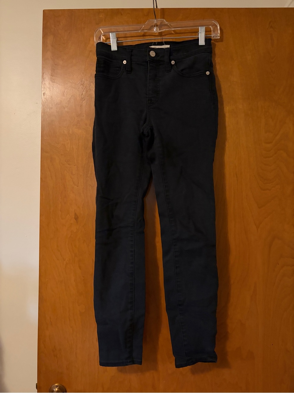 Madewell Navy Skinny Jeans